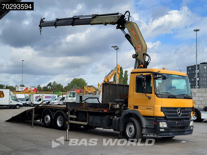 Mercedes-Benz Actros 2532 6X2 PM 30 T/M Crane Kran Remote Lift+Steering Axle 3-Pedals - 드롭사이드/ 플랫베드 트럭, 크레인 트럭 : 사진 3 Mercedes-Benz Actros 2532 6X2 PM 30 T/M Crane Kran Remote Lift+Steering Axle 3-Pedals - 드롭사이드/ 플랫베드 트럭, 크레인 트럭 : 사진 3