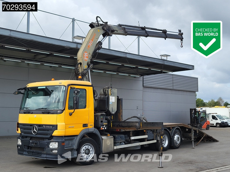 Mercedes-Benz Actros 2532 6X2 PM 30 T/M Crane Kran Remote Lift+Steering Axle 3-Pedals - 드롭사이드/ 플랫베드 트럭, 크레인 트럭 : 사진 1 Mercedes-Benz Actros 2532 6X2 PM 30 T/M Crane Kran Remote Lift+Steering Axle 3-Pedals - 드롭사이드/ 플랫베드 트럭, 크레인 트럭 : 사진 1