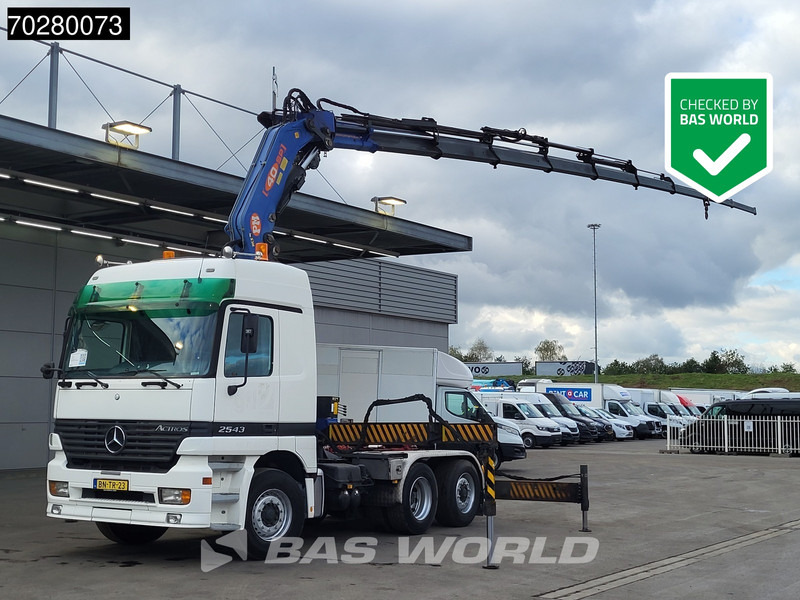 Mercedes-Benz Actros 2543 Actros 6X2 NL-Truck Liftachse 3-Pedals Kran 9x Extensions PM 40 SP 2010 + Winch Euro 3 - 트랙터 유닛 : 사진 1 Mercedes-Benz Actros 2543 Actros 6X2 NL-Truck Liftachse 3-Pedals Kran 9x Extensions PM 40 SP 2010 + Winch Euro 3 - 트랙터 유닛 : 사진 1