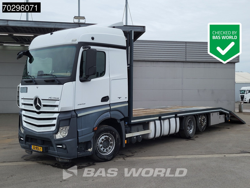 Mercedes-Benz Actros 2543 Actros 6X2 NL-Truck Machine transporter oprijwagen Retarder Lift-Axle ACC Euro 6 - 드롭사이드/ 플랫베드 트럭 : 사진 1 Mercedes-Benz Actros 2543 Actros 6X2 NL-Truck Machine transporter oprijwagen Retarder Lift-Axle ACC Euro 6 - 드롭사이드/ 플랫베드 트럭 : 사진 1