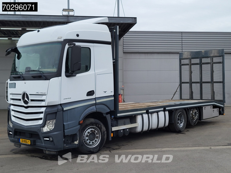 Mercedes-Benz Actros 2543 Actros 6X2 NL-Truck Machine transporter oprijwagen Retarder Lift-Axle ACC Euro 6 - 드롭사이드/ 플랫베드 트럭 : 사진 3 Mercedes-Benz Actros 2543 Actros 6X2 NL-Truck Machine transporter oprijwagen Retarder Lift-Axle ACC Euro 6 - 드롭사이드/ 플랫베드 트럭 : 사진 3