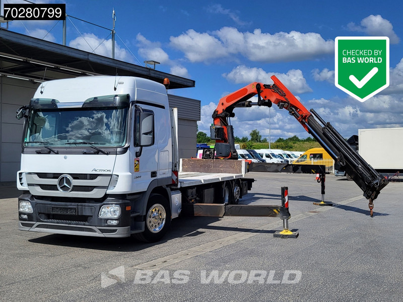 Mercedes-Benz Actros 2544 6X2 Palfinger PK53002SH Kran Crane Lift-Lenkachse Euro 5 - 드롭사이드/ 플랫베드 트럭, 크레인 트럭 : 사진 1 Mercedes-Benz Actros 2544 6X2 Palfinger PK53002SH Kran Crane Lift-Lenkachse Euro 5 - 드롭사이드/ 플랫베드 트럭, 크레인 트럭 : 사진 1