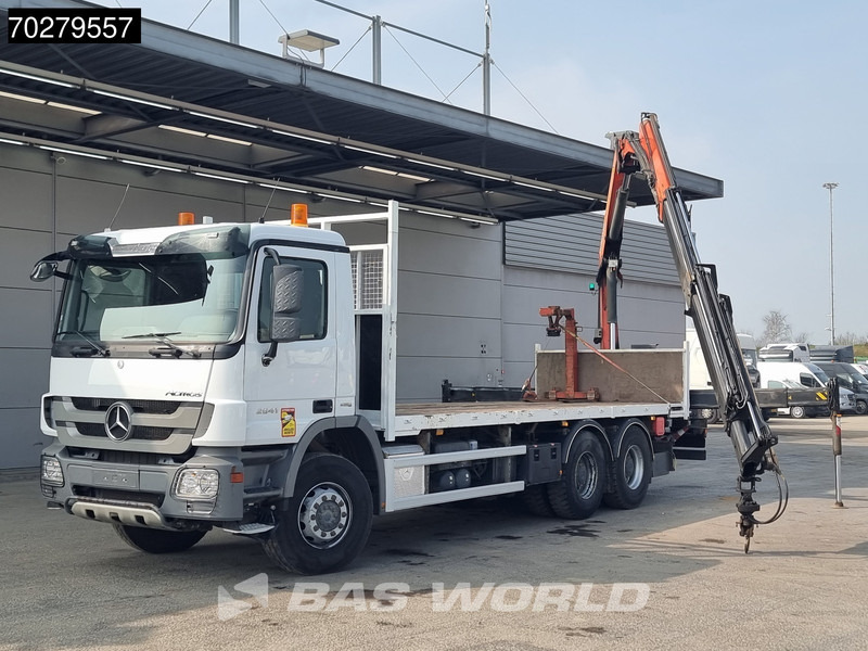 Mercedes-Benz Actros 2641 6X4 Palfinger PK18002-EH Remote Full Steel Euro 5 - 드롭사이드/ 플랫베드 트럭, 크레인 트럭 : 사진 5 Mercedes-Benz Actros 2641 6X4 Palfinger PK18002-EH Remote Full Steel Euro 5 - 드롭사이드/ 플랫베드 트럭, 크레인 트럭 : 사진 5