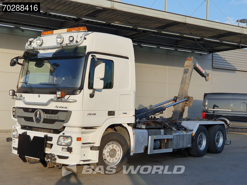 Mercedes-Benz Actros 2648 Actros 6X4 HIAB XR20SL56 Hooklift Big-Axle Automatic Euro 5 - 후크 리프트 트럭 : 사진 3 Mercedes-Benz Actros 2648 Actros 6X4 HIAB XR20SL56 Hooklift Big-Axle Automatic Euro 5 - 후크 리프트 트럭 : 사진 3