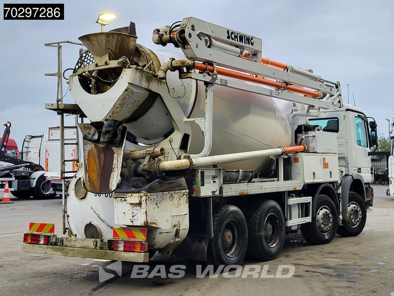 Mercedes-Benz Actros 3241 8X4 21meter Pump + 7m3 Stetter Mixer Steelsuspension Big-Axle Manual Euro 5 - 콘크리트 펌프 트럭 : 사진 5 Mercedes-Benz Actros 3241 8X4 21meter Pump + 7m3 Stetter Mixer Steelsuspension Big-Axle Manual Euro 5 - 콘크리트 펌프 트럭 : 사진 5