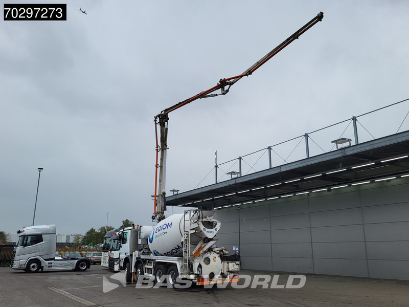 Mercedes-Benz Actros 3241 8X4 7m3 Mecbo Mixer Big-Axle Steelsuspension Pompe+Mixer Euro 5 - 콘크리트 펌프 트럭 : 사진 2 Mercedes-Benz Actros 3241 8X4 7m3 Mecbo Mixer Big-Axle Steelsuspension Pompe+Mixer Euro 5 - 콘크리트 펌프 트럭 : 사진 2