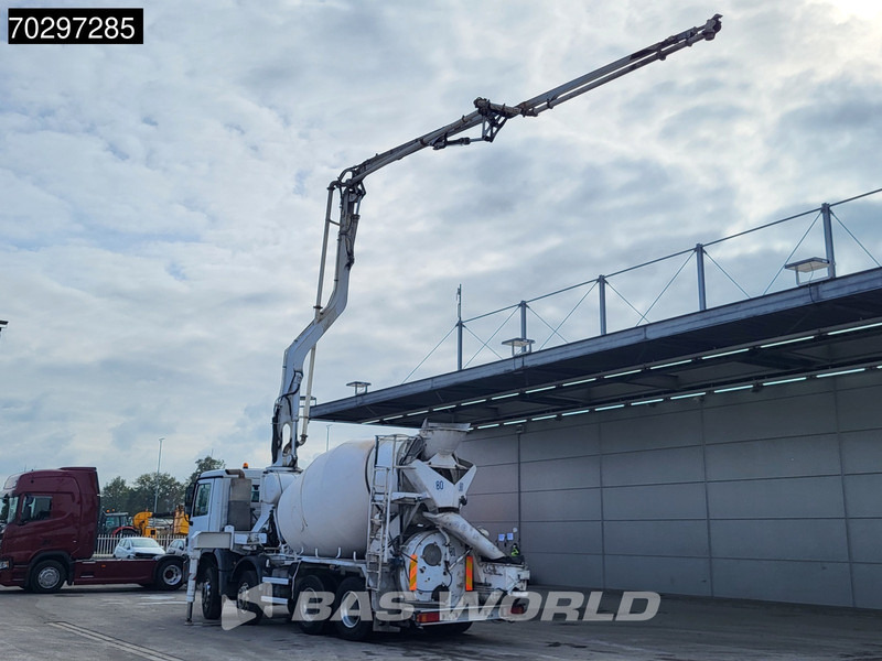 Mercedes-Benz Actros 3241 8X4 7m3 Putzmeister Mixer Big-Axle Steelsuspension Automatic Pompe+Mixer Euro 3 - 콘크리트 펌프 트럭 : 사진 3 Mercedes-Benz Actros 3241 8X4 7m3 Putzmeister Mixer Big-Axle Steelsuspension Automatic Pompe+Mixer Euro 3 - 콘크리트 펌프 트럭 : 사진 3