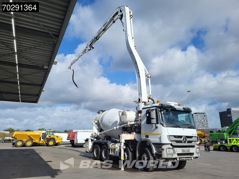 Mercedes-Benz Actros 3241 8X4 Cifa MK24.4Z Pompe+Mixer Retarder 3-Pedals Steelsuspension Big-Axle Euro 5 - 콘크리트 펌프 트럭 : 사진 3 Mercedes-Benz Actros 3241 8X4 Cifa MK24.4Z Pompe+Mixer Retarder 3-Pedals Steelsuspension Big-Axle Euro 5 - 콘크리트 펌프 트럭 : 사진 3