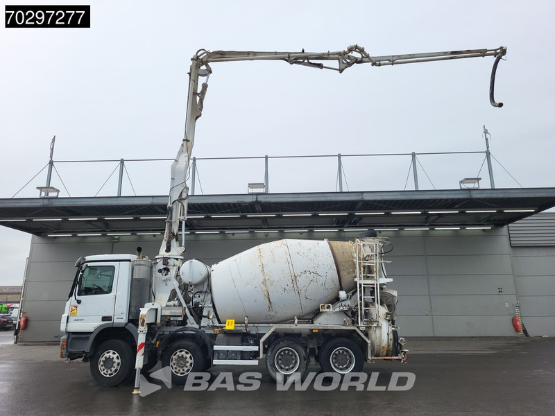 Mercedes-Benz Actros 3241 8X4 Putzmeister TMM 21-3 PUMI 7m3 Liebherr Big-Axle 3-Pedals Euro 4 - 콘크리트 펌프 트럭 : 사진 5 Mercedes-Benz Actros 3241 8X4 Putzmeister TMM 21-3 PUMI 7m3 Liebherr Big-Axle 3-Pedals Euro 4 - 콘크리트 펌프 트럭 : 사진 5