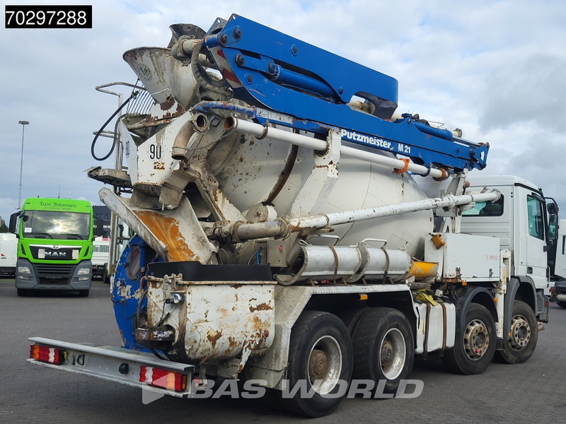 Mercedes-Benz Actros 3241 8X4 Putzmeister TMM 21 +7m3 Liebherr PUMI Steelsuspension 3-Pedals Euro 3 - 콘크리트 펌프 트럭 : 사진 5 Mercedes-Benz Actros 3241 8X4 Putzmeister TMM 21 +7m3 Liebherr PUMI Steelsuspension 3-Pedals Euro 3 - 콘크리트 펌프 트럭 : 사진 5