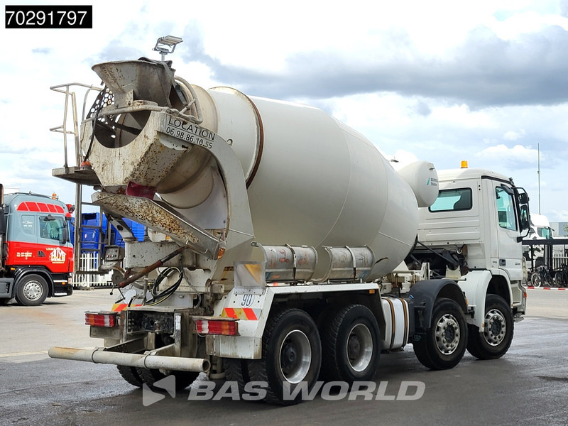 Mercedes-Benz Actros 3241 8X4 Retarder 9m3 Stetter Steelsuspension 3-Pedals Euro 4 - 콘크리트 믹서 트럭 : 사진 5 Mercedes-Benz Actros 3241 8X4 Retarder 9m3 Stetter Steelsuspension 3-Pedals Euro 4 - 콘크리트 믹서 트럭 : 사진 5