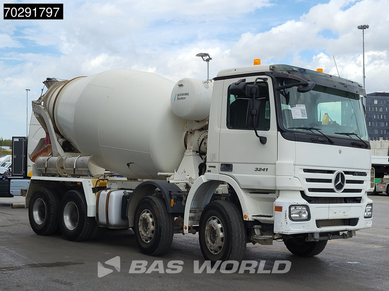 Mercedes-Benz Actros 3241 8X4 Retarder 9m3 Stetter Steelsuspension 3-Pedals Euro 4 - 콘크리트 믹서 트럭 : 사진 3 Mercedes-Benz Actros 3241 8X4 Retarder 9m3 Stetter Steelsuspension 3-Pedals Euro 4 - 콘크리트 믹서 트럭 : 사진 3