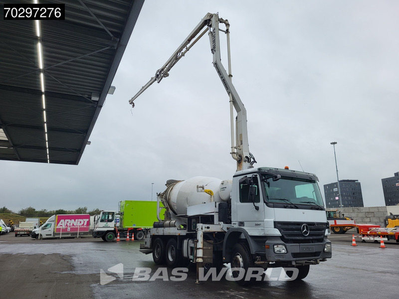 Mercedes-Benz Actros 3241 8X4 SCHWING FBP 21-100 PUMI 7m3 Mixer 3-Pedals Big-Axle Euro 4 - 콘크리트 펌프 트럭 : 사진 3 Mercedes-Benz Actros 3241 8X4 SCHWING FBP 21-100 PUMI 7m3 Mixer 3-Pedals Big-Axle Euro 4 - 콘크리트 펌프 트럭 : 사진 3