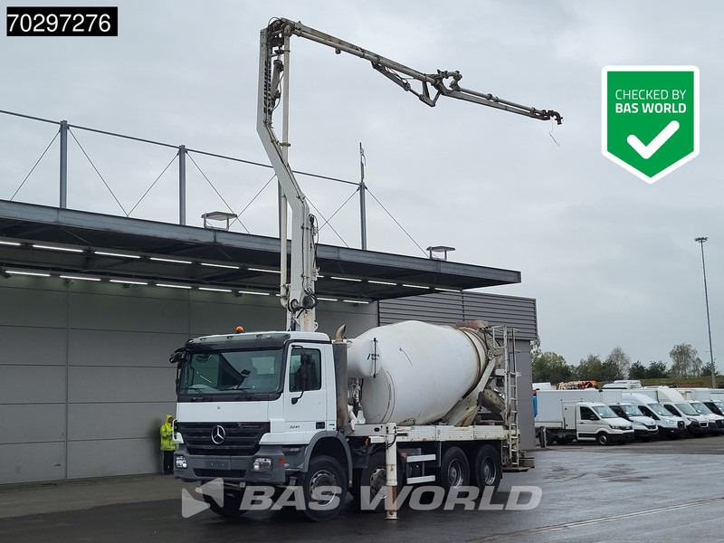 Mercedes-Benz Actros 3241 8X4 SCHWING FBP 21-100 PUMI 7m3 Mixer 3-Pedals Big-Axle Euro 4 - 콘크리트 펌프 트럭 : 사진 1 Mercedes-Benz Actros 3241 8X4 SCHWING FBP 21-100 PUMI 7m3 Mixer 3-Pedals Big-Axle Euro 4 - 콘크리트 펌프 트럭 : 사진 1