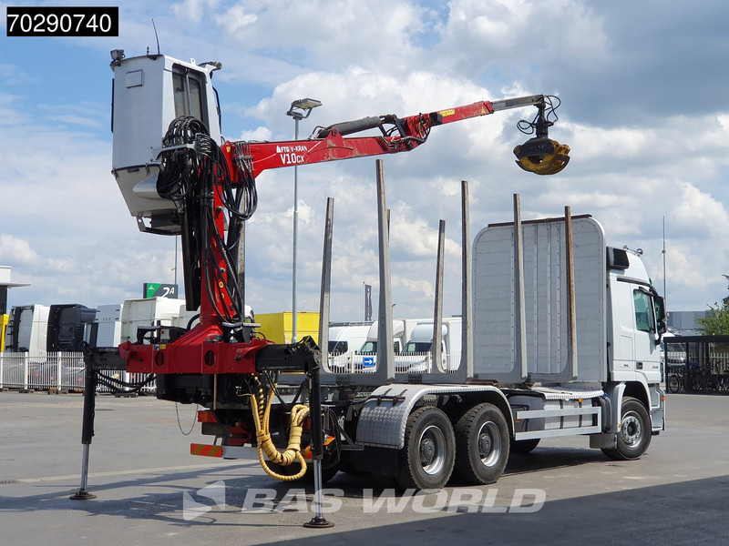 Mercedes-Benz Actros 3346 6X4 Original KM's! FTG V10CX.81 Kran Crane Holztransport Big-Axle Steelsuspension - 목재 트럭, 크레인 트럭 : 사진 5 Mercedes-Benz Actros 3346 6X4 Original KM's! FTG V10CX.81 Kran Crane Holztransport Big-Axle Steelsuspension - 목재 트럭, 크레인 트럭 : 사진 5
