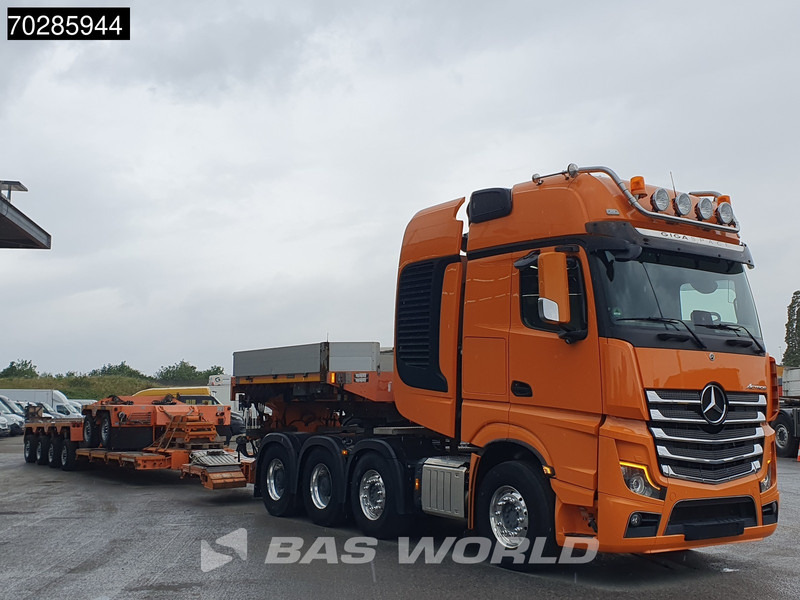 Mercedes-Benz Actros 8X4 180T GigaSpace Retarder Hydrauliek BigAxle Alcoa´s // Lowbed Trailer / 6 Axles / Hydraulic Pendle Axles / Extendable - 트랙터 유닛 : 사진 2 Mercedes-Benz Actros 8X4 180T GigaSpace Retarder Hydrauliek BigAxle Alcoa´s // Lowbed Trailer / 6 Axles / Hydraulic Pendle Axles / Extendable - 트랙터 유닛 : 사진 2