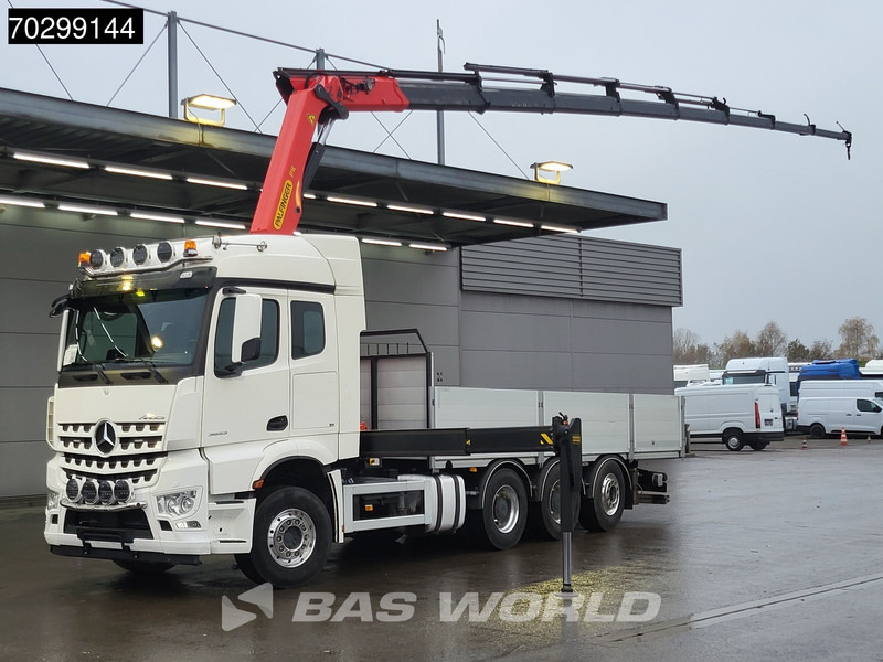 Mercedes-Benz Aroc 3653 Arocs 8X4 Palfinger PK26002-EH G Kran Crane Remote Lift + steering axle Euro 6 - 드롭사이드/ 플랫베드 트럭, 크레인 트럭 : 사진 1 Mercedes-Benz Aroc 3653 Arocs 8X4 Palfinger PK26002-EH G Kran Crane Remote Lift + steering axle Euro 6 - 드롭사이드/ 플랫베드 트럭, 크레인 트럭 : 사진 1