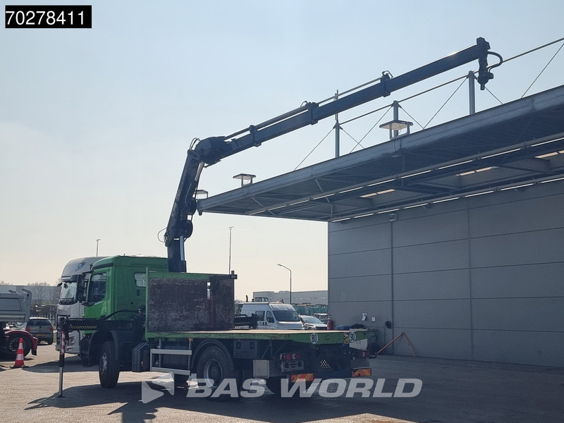 드롭사이드/ 플랫베드 트럭, 크레인 트럭 Mercedes-Benz Arocs 1830 4X2 Hiab 122 ES-3 HIPRO Kran Crane Big-Axle Euro 6 : 사진 10