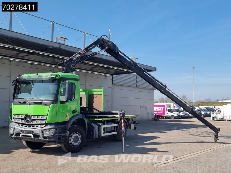 Mercedes-Benz Arocs 1830 4X2 Hiab 122 ES-3 HIPRO Kran Crane Big-Axle Euro 6 - 드롭사이드/ 플랫베드 트럭, 크레인 트럭 : 사진 5 Mercedes-Benz Arocs 1830 4X2 Hiab 122 ES-3 HIPRO Kran Crane Big-Axle Euro 6 - 드롭사이드/ 플랫베드 트럭, 크레인 트럭 : 사진 5