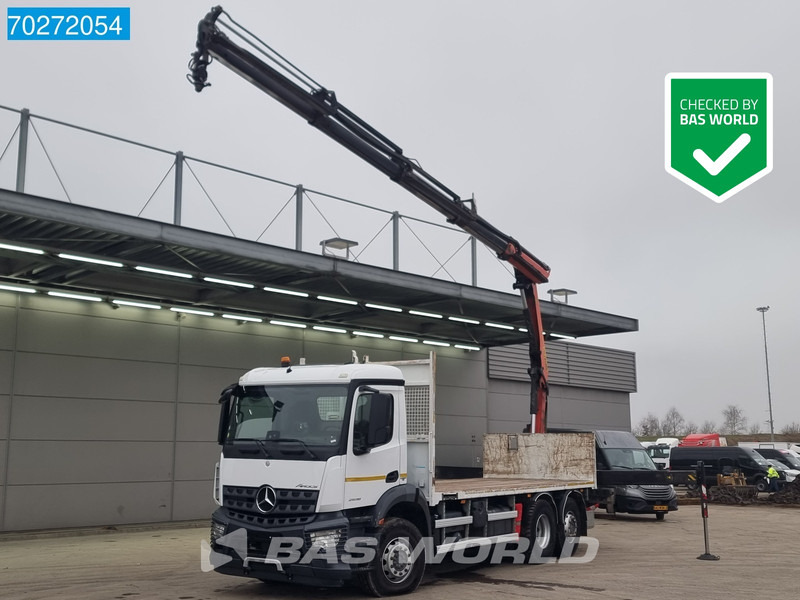 Mercedes-Benz Arocs 2536 6X2 Palfinger PK 16002 Crane Lenkasche Euro 6 - 드롭사이드/ 플랫베드 트럭, 크레인 트럭 : 사진 1 Mercedes-Benz Arocs 2536 6X2 Palfinger PK 16002 Crane Lenkasche Euro 6 - 드롭사이드/ 플랫베드 트럭, 크레인 트럭 : 사진 1