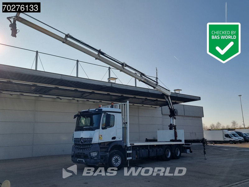 Mercedes-Benz Arocs 2636 6X4 HIAB X-HIDUO 188 ES-S Crane Kran Big axle Euro 6 - 드롭사이드/ 플랫베드 트럭, 크레인 트럭 : 사진 1 Mercedes-Benz Arocs 2636 6X4 HIAB X-HIDUO 188 ES-S Crane Kran Big axle Euro 6 - 드롭사이드/ 플랫베드 트럭, 크레인 트럭 : 사진 1