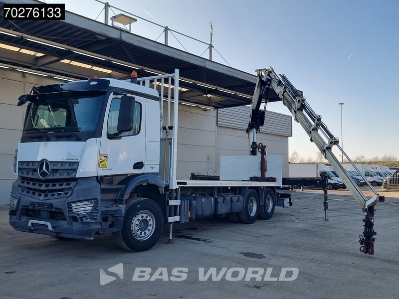 Mercedes-Benz Arocs 2636 6X4 HIAB X-HIDUO 188 ES-S Crane Kran Big axle Euro 6 - 드롭사이드/ 플랫베드 트럭, 크레인 트럭 : 사진 5 Mercedes-Benz Arocs 2636 6X4 HIAB X-HIDUO 188 ES-S Crane Kran Big axle Euro 6 - 드롭사이드/ 플랫베드 트럭, 크레인 트럭 : 사진 5