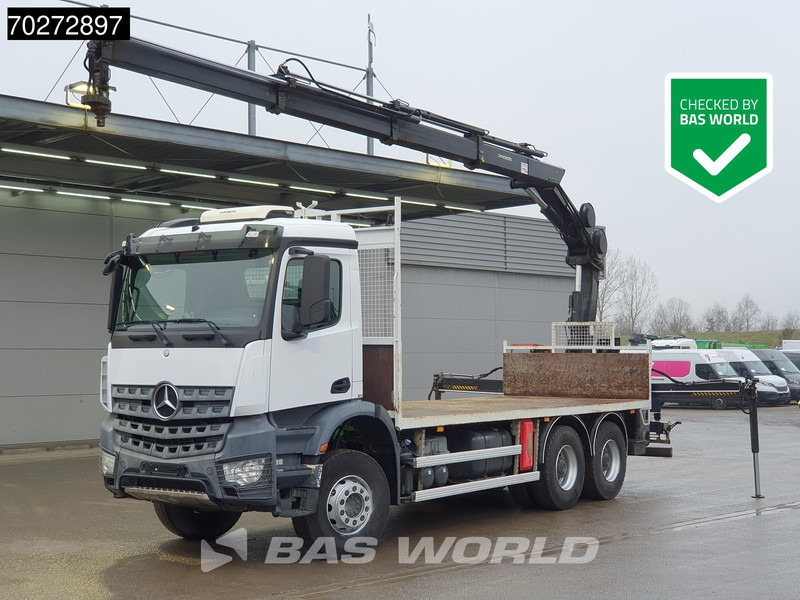 Mercedes-Benz Arocs 2636 6X4 Hiab 144 E-3 Hipro Kran Crane Remote Full Steel Euro 6 - 드롭사이드/ 플랫베드 트럭, 크레인 트럭 : 사진 1 Mercedes-Benz Arocs 2636 6X4 Hiab 144 E-3 Hipro Kran Crane Remote Full Steel Euro 6 - 드롭사이드/ 플랫베드 트럭, 크레인 트럭 : 사진 1