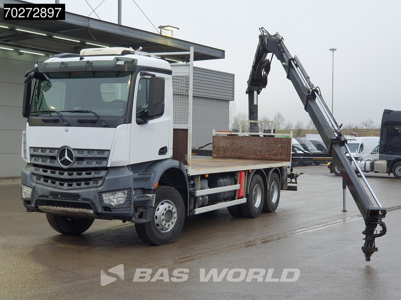 Mercedes-Benz Arocs 2636 6X4 Hiab 144 E-3 Hipro Kran Crane Remote Full Steel Euro 6 - 드롭사이드/ 플랫베드 트럭, 크레인 트럭 : 사진 5 Mercedes-Benz Arocs 2636 6X4 Hiab 144 E-3 Hipro Kran Crane Remote Full Steel Euro 6 - 드롭사이드/ 플랫베드 트럭, 크레인 트럭 : 사진 5