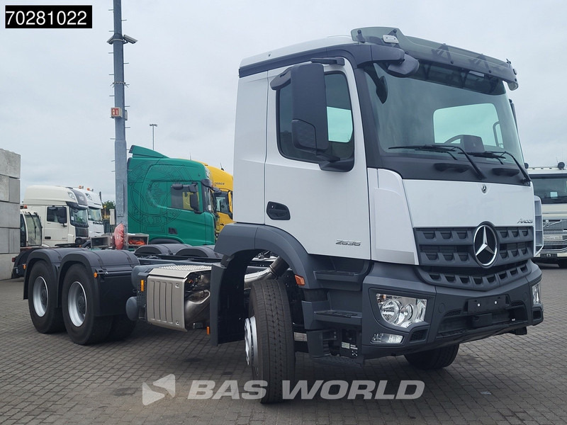 Mercedes-Benz Arocs 2636 6X4 NEW chassis Flywheel PTO Big-Axle Automatic Steelsuspension Euro 6 - 캡 새시 트럭 : 사진 3 Mercedes-Benz Arocs 2636 6X4 NEW chassis Flywheel PTO Big-Axle Automatic Steelsuspension Euro 6 - 캡 새시 트럭 : 사진 3