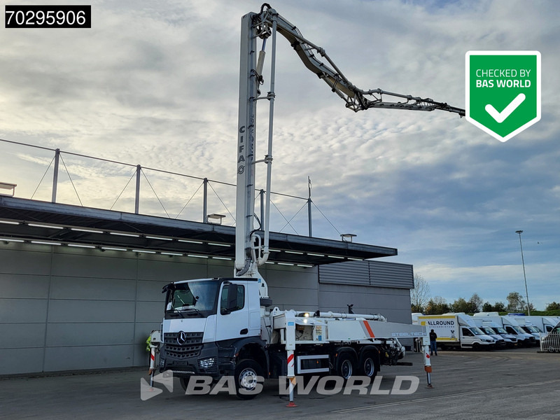 Mercedes-Benz Arocs 2640 6X4 36mtr CIFA K36L-HP168EC 4 arm Automatic Big-Axle Steelsuspension Euro 6 - 콘크리트 펌프 트럭 : 사진 1 Mercedes-Benz Arocs 2640 6X4 36mtr CIFA K36L-HP168EC 4 arm Automatic Big-Axle Steelsuspension Euro 6 - 콘크리트 펌프 트럭 : 사진 1