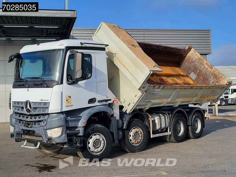 Mercedes-Benz Arocs 3240 8X4 12m3 2-side Tipper Steel Suspension Automatic Big-Axle Euro 6 - 덤프트럭 : 사진 5 Mercedes-Benz Arocs 3240 8X4 12m3 2-side Tipper Steel Suspension Automatic Big-Axle Euro 6 - 덤프트럭 : 사진 5