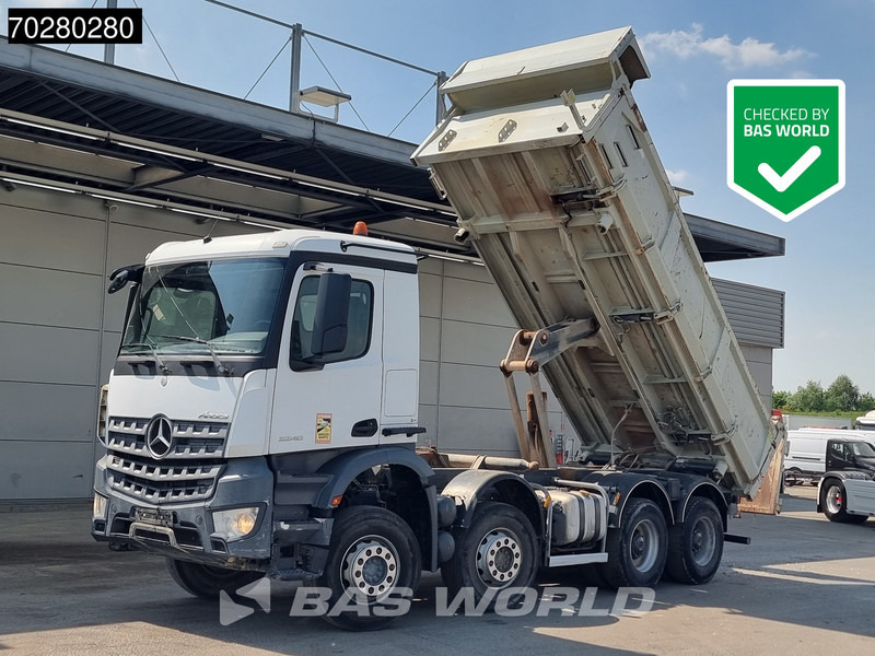 Mercedes-Benz Arocs 3240 8X4 12m3 2-way Tipper Automatic Steel suspension Euro 6 - 덤프트럭 : 사진 1 Mercedes-Benz Arocs 3240 8X4 12m3 2-way Tipper Automatic Steel suspension Euro 6 - 덤프트럭 : 사진 1