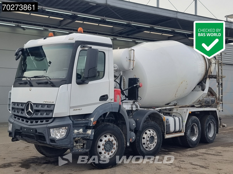 Mercedes-Benz Arocs 3240 8X4 9m3 Steelsuspension Automatic Alcoa's Euro 6 - 콘크리트 믹서 트럭 : 사진 1 Mercedes-Benz Arocs 3240 8X4 9m3 Steelsuspension Automatic Alcoa's Euro 6 - 콘크리트 믹서 트럭 : 사진 1