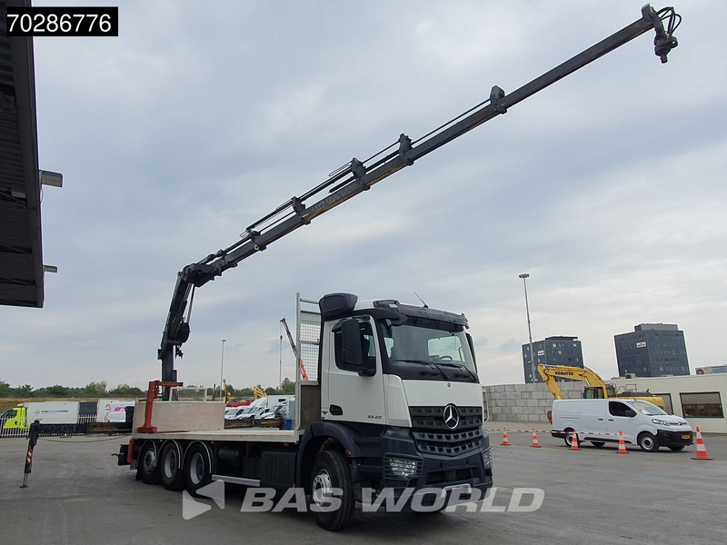 Mercedes-Benz Arocs 3240 8X4 HIAB 211E-6 HIPRO Big-Axle Lift+Steering Navi Euro 6 - 드롭사이드/ 플랫베드 트럭, 크레인 트럭 : 사진 3 Mercedes-Benz Arocs 3240 8X4 HIAB 211E-6 HIPRO Big-Axle Lift+Steering Navi Euro 6 - 드롭사이드/ 플랫베드 트럭, 크레인 트럭 : 사진 3