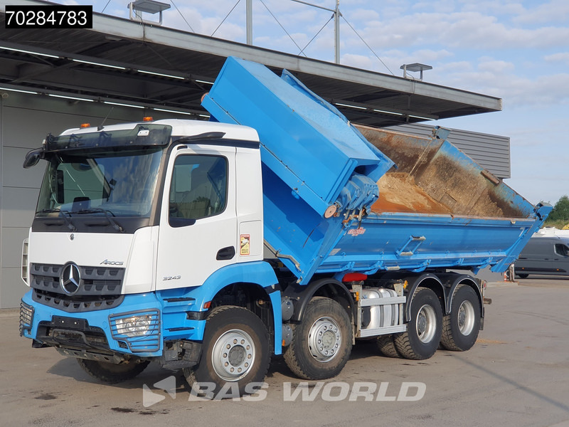 Mercedes-Benz Arocs 3243 8X4 14m3 2-side tipper Big-Axle Steelsuspension Navi Euro 6 - 덤프트럭 : 사진 5 Mercedes-Benz Arocs 3243 8X4 14m3 2-side tipper Big-Axle Steelsuspension Navi Euro 6 - 덤프트럭 : 사진 5