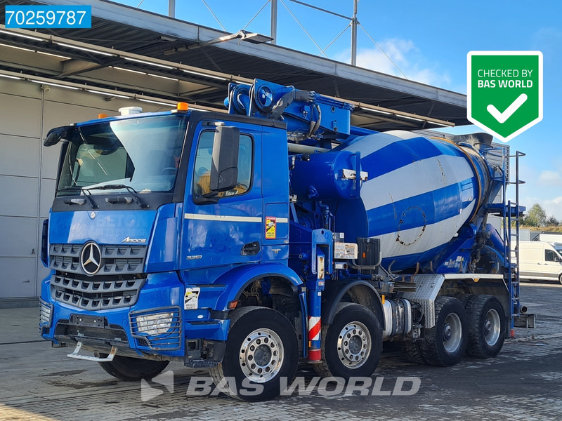 Mercedes-Benz Arocs 3251 8X4 PUMI Putzmeister TMM 24 + Liebherr 7m3 Mixer Retarder Euro 6 - 콘크리트 펌프 트럭 : 사진 1 Mercedes-Benz Arocs 3251 8X4 PUMI Putzmeister TMM 24 + Liebherr 7m3 Mixer Retarder Euro 6 - 콘크리트 펌프 트럭 : 사진 1