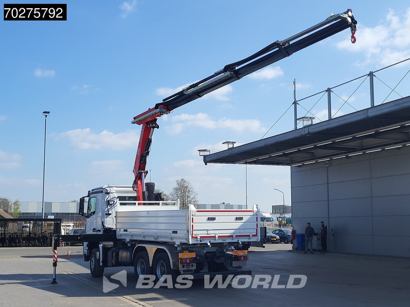 Mercedes-Benz Arocs 3348 6X4 Fasi F195A.2.24 Kran 3 sided tipper 9m3 Big-Axle Navi Euro 6 - 덤프트럭, 크레인 트럭 : 사진 2 Mercedes-Benz Arocs 3348 6X4 Fasi F195A.2.24 Kran 3 sided tipper 9m3 Big-Axle Navi Euro 6 - 덤프트럭, 크레인 트럭 : 사진 2