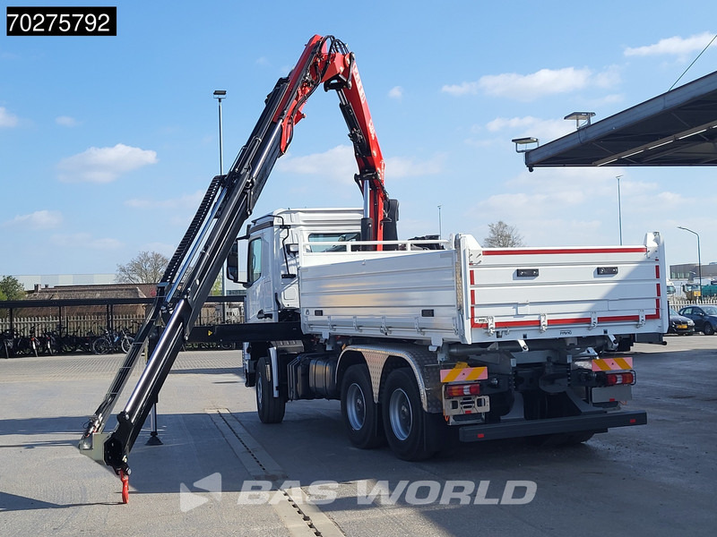 Mercedes-Benz Arocs 3348 6X4 Fasi F195A.2.24 Kran 3 sided tipper 9m3 Big-Axle Navi Euro 6 - 덤프트럭, 크레인 트럭 : 사진 5 Mercedes-Benz Arocs 3348 6X4 Fasi F195A.2.24 Kran 3 sided tipper 9m3 Big-Axle Navi Euro 6 - 덤프트럭, 크레인 트럭 : 사진 5