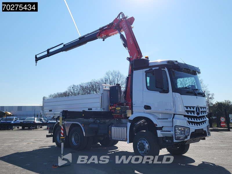 Mercedes-Benz Arocs 3348 6X6 Fassi F255A.2.24 xe-dynamic Kran Dreiseitenkipper Navi Euro 6 - 덤프트럭, 크레인 트럭 : 사진 3 Mercedes-Benz Arocs 3348 6X6 Fassi F255A.2.24 xe-dynamic Kran Dreiseitenkipper Navi Euro 6 - 덤프트럭, 크레인 트럭 : 사진 3