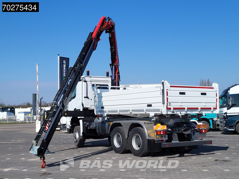 Mercedes-Benz Arocs 3348 6X6 Fassi F255A.2.24 xe-dynamic Kran Dreiseitenkipper Navi Euro 6 - 덤프트럭, 크레인 트럭 : 사진 2 Mercedes-Benz Arocs 3348 6X6 Fassi F255A.2.24 xe-dynamic Kran Dreiseitenkipper Navi Euro 6 - 덤프트럭, 크레인 트럭 : 사진 2
