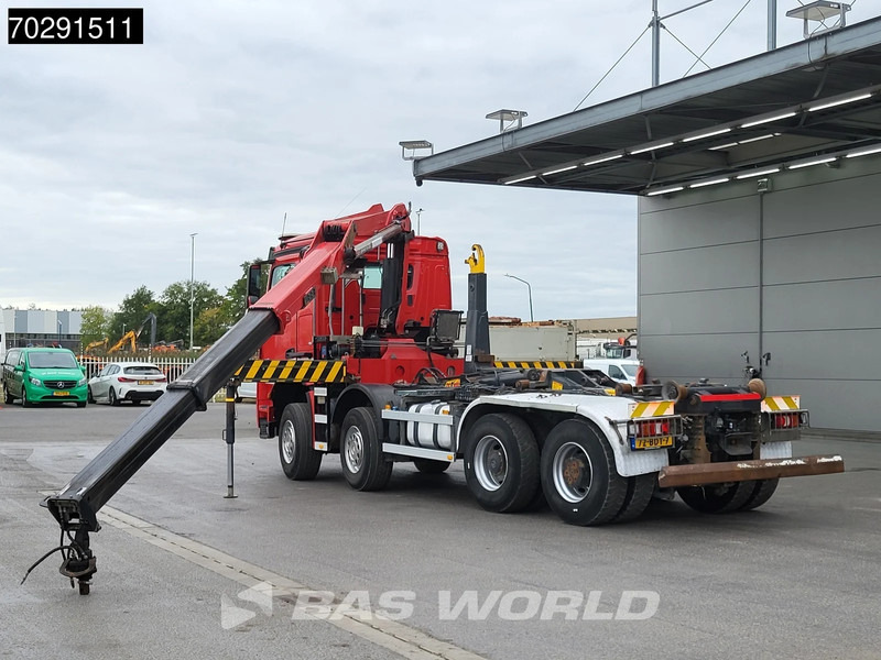 Mercedes-Benz Arocs 4145 8X4 NL-Truck HMF RCL 5300 Crane Hyva 26-51-S Hooklift Steelsuspension Big-Axle Automatic Euro 6 - 후크 리프트 트럭, 크레인 트럭 : 사진 3 Mercedes-Benz Arocs 4145 8X4 NL-Truck HMF RCL 5300 Crane Hyva 26-51-S Hooklift Steelsuspension Big-Axle Automatic Euro 6 - 후크 리프트 트럭, 크레인 트럭 : 사진 3