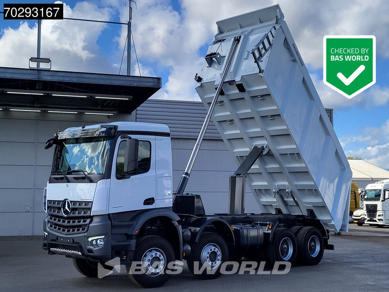 Mercedes-Benz Arocs 4145 8X4 New! 22m3 Meiller Kipper Big-Axle Steelsuspension Manual Euro 3 - 덤프트럭 : 사진 1 Mercedes-Benz Arocs 4145 8X4 New! 22m3 Meiller Kipper Big-Axle Steelsuspension Manual Euro 3 - 덤프트럭 : 사진 1