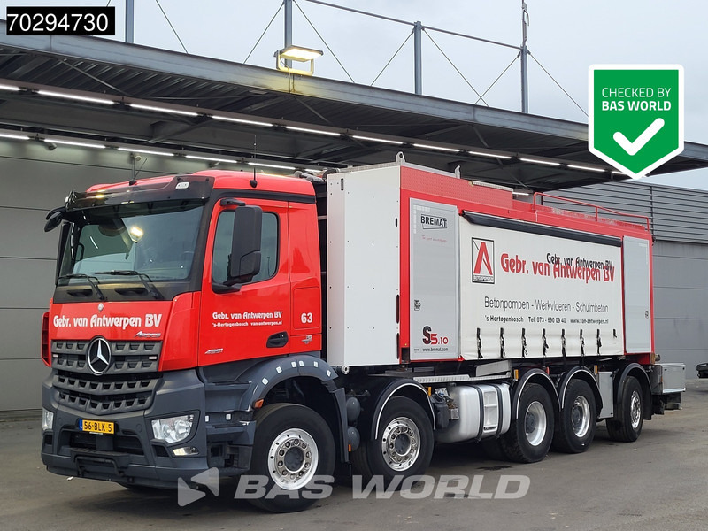Mercedes-Benz Arocs 4951 Arocs 10X4 NL-Truck Bremat S5.10.13 XL sandmortal Lift+Steering Axle Euro 6 - 콘크리트 펌프 트럭 : 사진 1 Mercedes-Benz Arocs 4951 Arocs 10X4 NL-Truck Bremat S5.10.13 XL sandmortal Lift+Steering Axle Euro 6 - 콘크리트 펌프 트럭 : 사진 1