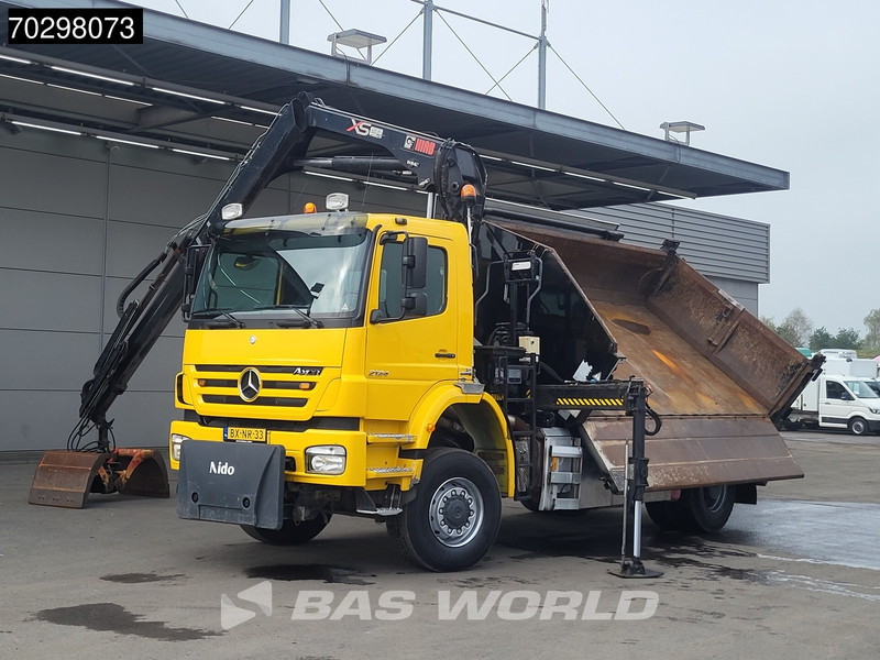 Mercedes-Benz Axor 2124 Axor 4X4 8m3 Tipper HIAB 122 B-2 HIDUO Crane Steel suspension Automatic Big-Axle Euro 5 - 덤프트럭, 크레인 트럭 : 사진 5 Mercedes-Benz Axor 2124 Axor 4X4 8m3 Tipper HIAB 122 B-2 HIDUO Crane Steel suspension Automatic Big-Axle Euro 5 - 덤프트럭, 크레인 트럭 : 사진 5