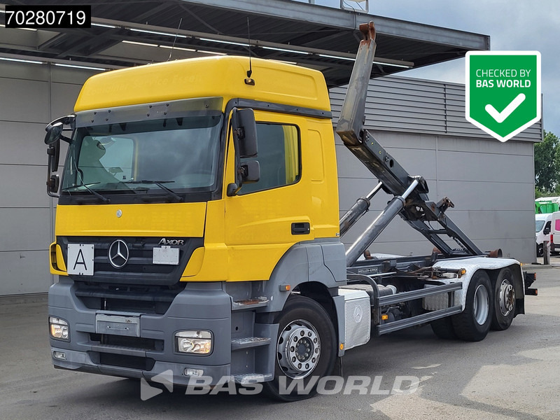 Mercedes-Benz Axor 2543 6X2 Meiller RK 20.70 hooklift Manual Retarder Liftachse Euro 5 - 후크 리프트 트럭 : 사진 1 Mercedes-Benz Axor 2543 6X2 Meiller RK 20.70 hooklift Manual Retarder Liftachse Euro 5 - 후크 리프트 트럭 : 사진 1