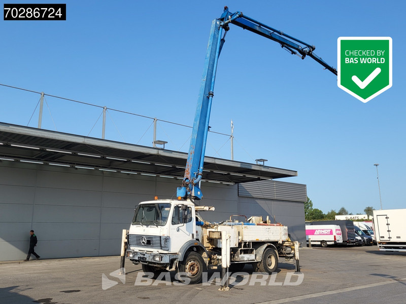 Mercedes-Benz SK 1922 4X2 Schwing Stetter KVM 26/22 Pump Steel Suspension Big-Axle Manual Euro 1 - 콘크리트 펌프 트럭 : 사진 1 Mercedes-Benz SK 1922 4X2 Schwing Stetter KVM 26/22 Pump Steel Suspension Big-Axle Manual Euro 1 - 콘크리트 펌프 트럭 : 사진 1