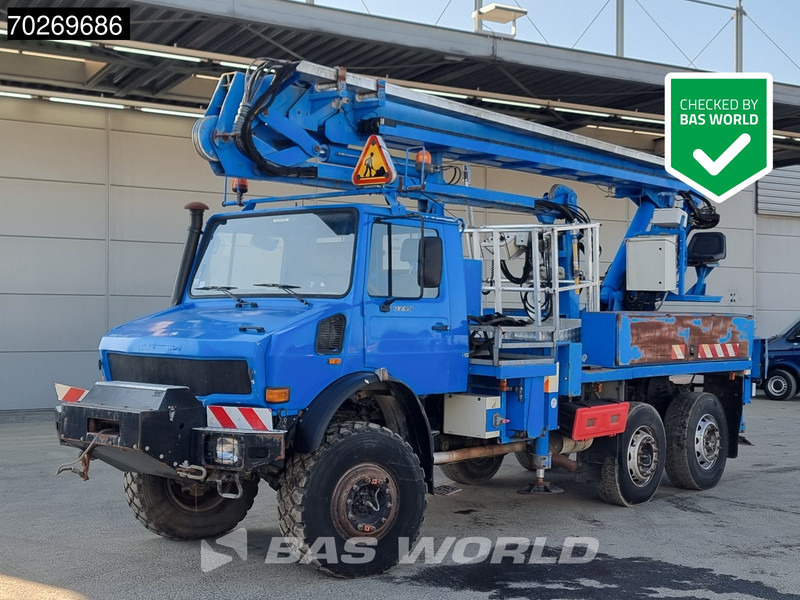 Mercedes-Benz Unimog 6X6 Unimog Engin EGI TP 226 hubarbeitsbühne Manual Euro 2 - 크레인 트럭 : 사진 1 Mercedes-Benz Unimog 6X6 Unimog Engin EGI TP 226 hubarbeitsbühne Manual Euro 2 - 크레인 트럭 : 사진 1