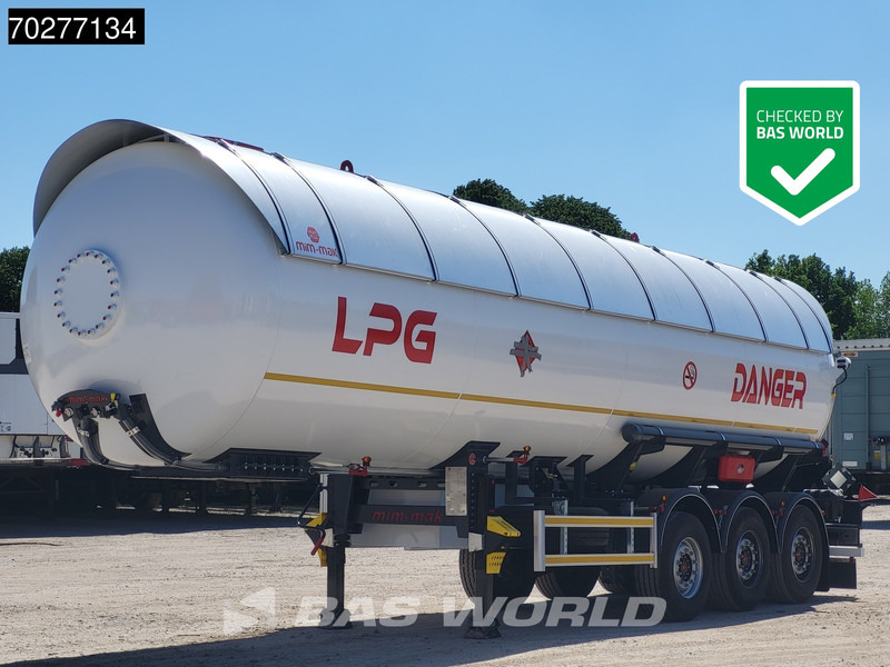 Mim-Mak LPG TRANSPORT TANK 3 axles NEW 48m3 Liftachse Gas ADR - 유조 세미 트레일러 : 사진 1 Mim-Mak LPG TRANSPORT TANK 3 axles NEW 48m3 Liftachse Gas ADR - 유조 세미 트레일러 : 사진 1