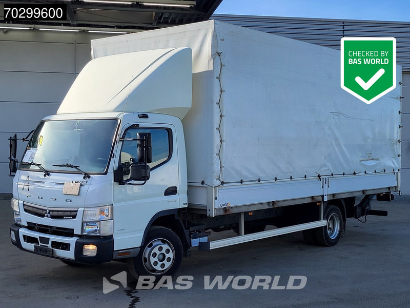 Mitsubishi Fuso 7C 18 4X2 7.5tonner curtainsider Automatic Ladebordwand Euro 6 - 커튼사이더 트럭 : 사진 1 Mitsubishi Fuso 7C 18 4X2 7.5tonner curtainsider Automatic Ladebordwand Euro 6 - 커튼사이더 트럭 : 사진 1