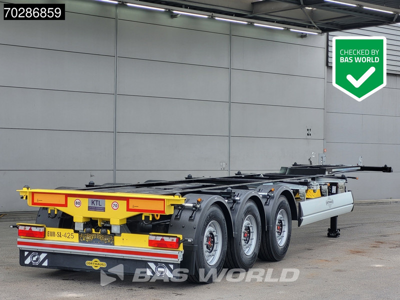 Orthaus TR 3 axles Mutli'45 Lift Axle Extendable SAF - 컨테이너 운반 장치/ 스와프 보디 세미 트레일러 : 사진 1 Orthaus TR 3 axles Mutli'45 Lift Axle Extendable SAF - 컨테이너 운반 장치/ 스와프 보디 세미 트레일러 : 사진 1